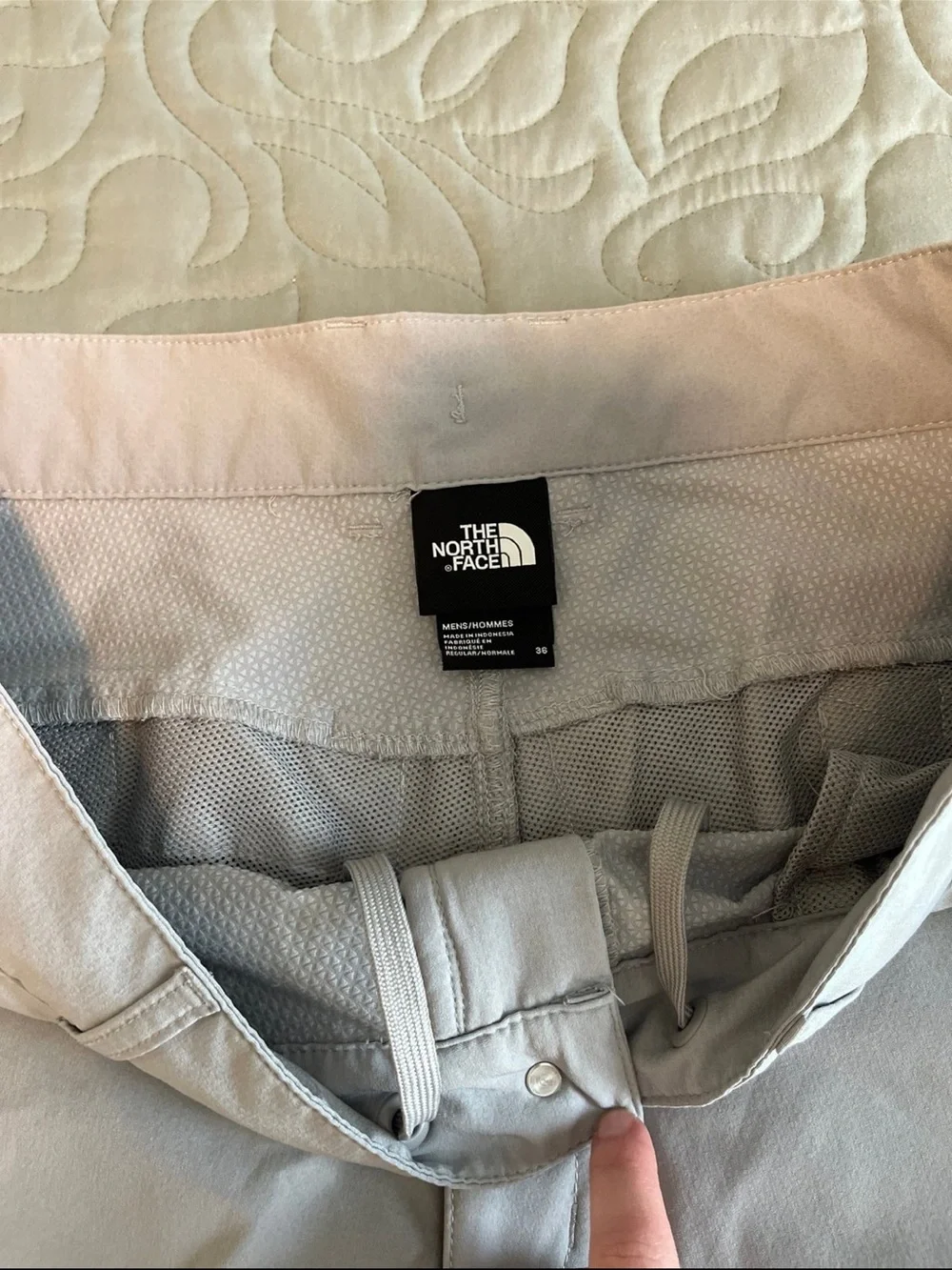 The North Face Light Grey Men’s Outdoor Shorts